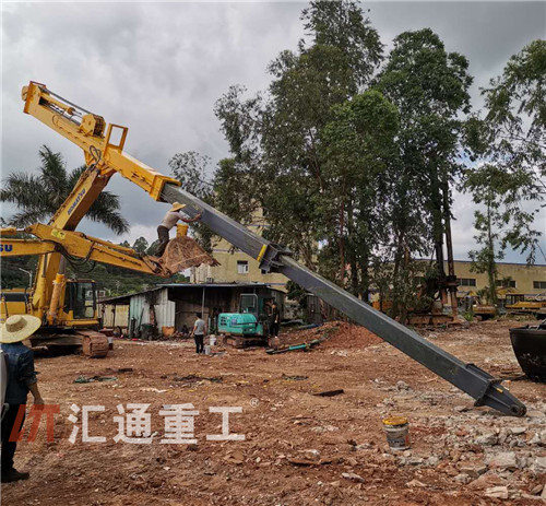 挖機(jī)打樁臂,打樁臂改裝