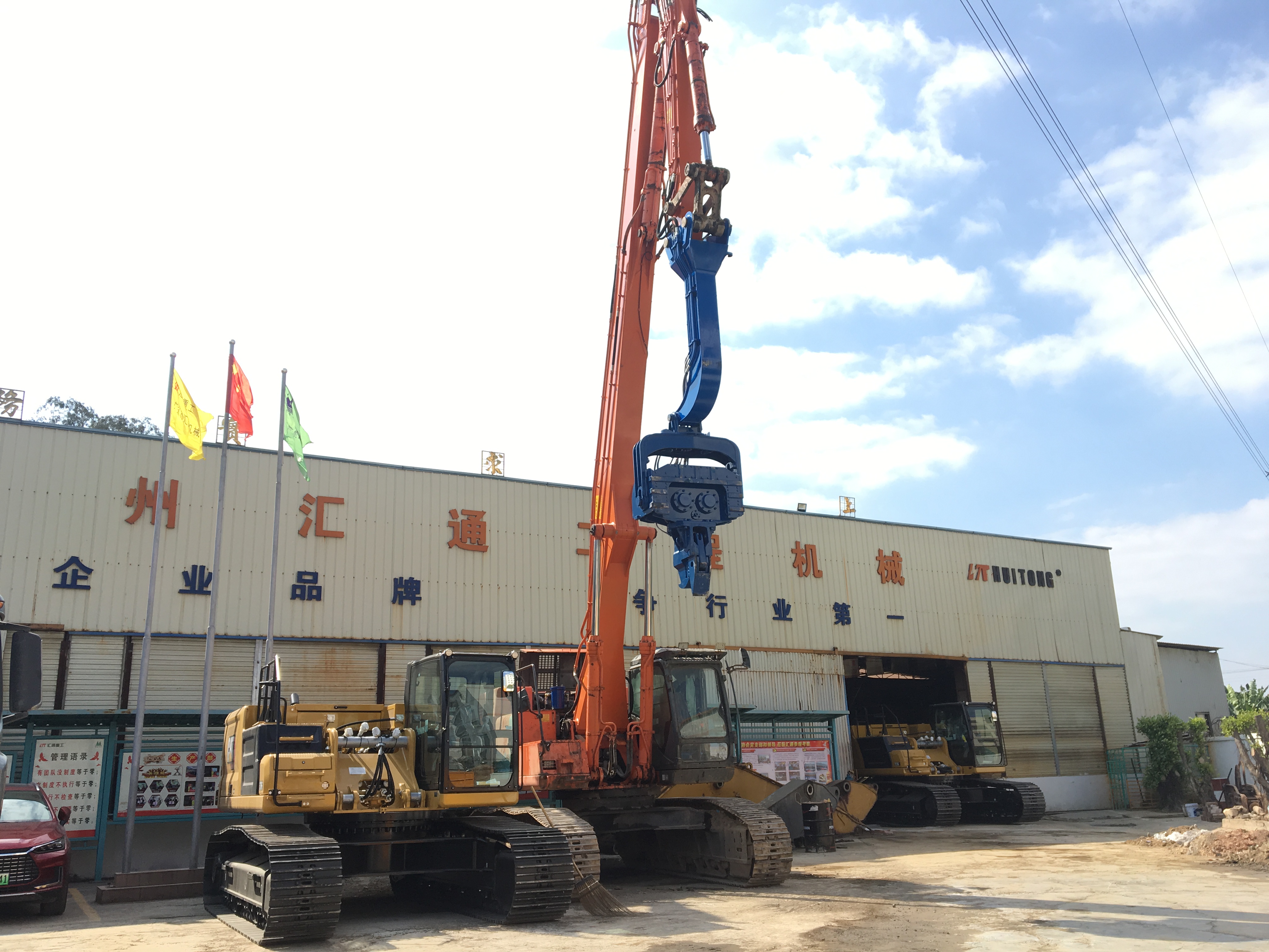 挖掘機(jī)打樁臂、打樁臂、挖掘機(jī)打樁臂廠家
