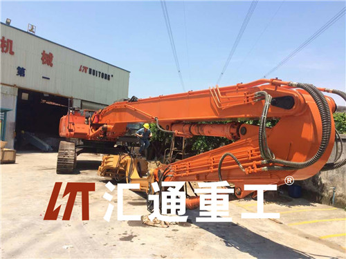 挖掘機(jī)打樁臂、打樁臂、打樁錘、挖掘機(jī)打樁臂廠家