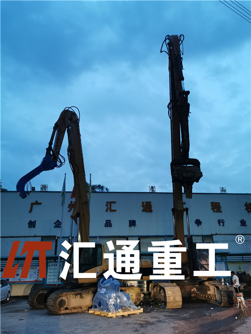 挖掘機(jī)打樁臂、打樁臂、打樁錘、挖掘機(jī)打樁臂廠家
